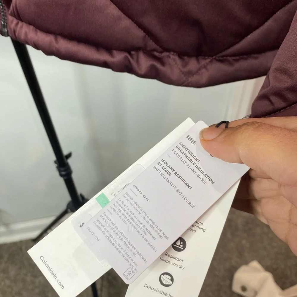 Calvin Klein Stretch Diamond Quilted puffer Jacket